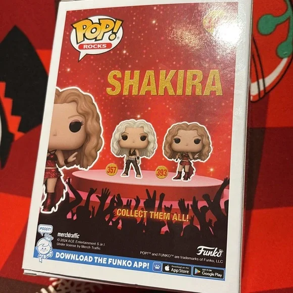Funko Pop! Rocks: Shakira (Super Bowl Glitter) - Picture 3 of 4